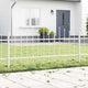 Vidaxl tuinhek woerden 2 st 170 x 115 cm gepoedercoat staal wit