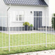 Vidaxl tuinhek 3 pcs wit 170 x 190 cm gepoedercoat staal