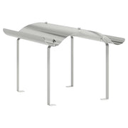 Vidaxl schoorsteenkap zilver 59,5 x 50 x 36,5 cm roestvrij staal - afbeelding 2