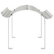 Vidaxl schoorsteenkap zilver 59,5 x 50 x 36,5 cm roestvrij staal - afbeelding 3