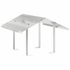 Vidaxl rookkap zilver 50 x 50 x 37 cm roestvrij staal