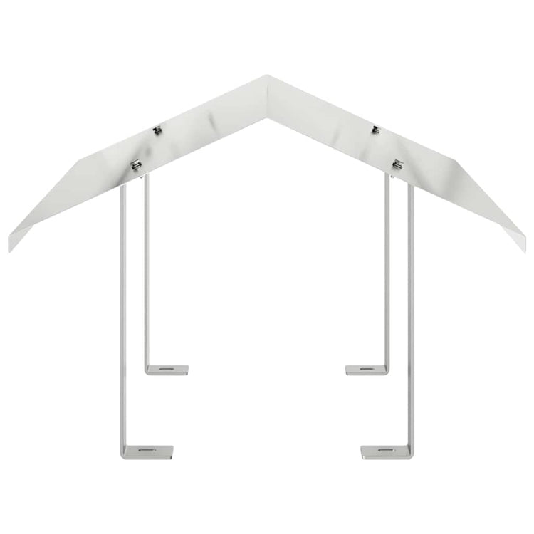 Vidaxl rookkap zilver 50 x 50 x 37 cm roestvrij staal