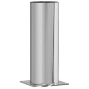 Vidaxl schouwkop verlenging zilver 29 x 29 x 50 cm roestvrij staal - afbeelding 2