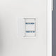 Vidaxl toegangs-panelen 2 st wit 15 x 23 cm abs kunststof