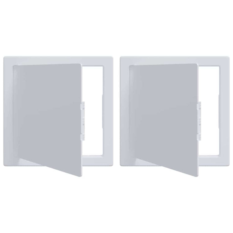 Vidaxl toegangs-panelen 2 st wit 20 x 20 cm abs kunststof