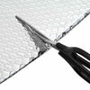 Vidaxl radiatorfolie zilver 5 x 1 m polyetheen