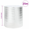 Vidaxl radiatorfolie zilver 25 x 0,5 m polyetheen