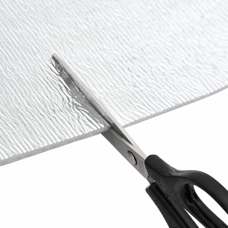 Vidaxl radiatorfolie 2 st zilver 25 x 0,5 m polyetheen