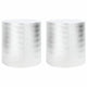 Vidaxl radiatorfolie 2 st zilver 25 x 0,5 m polyetheen