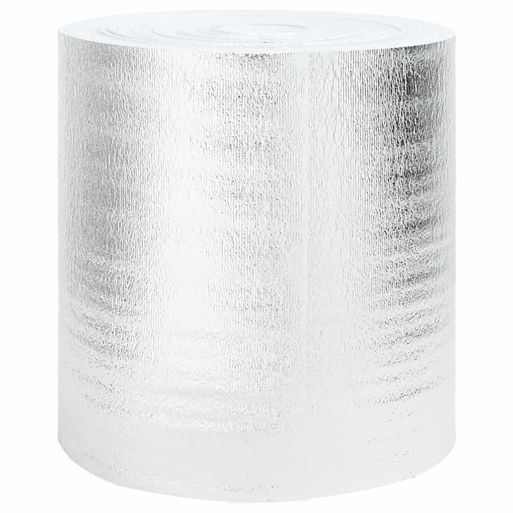 Vidaxl radiatorfolie 2 st zilver 25 x 0,5 m polyetheen
