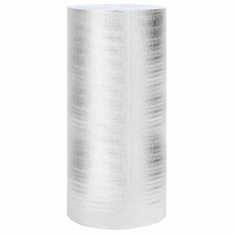 Vidaxl radiatorfolie zilver 50 x 1 m polyetheen