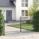 Vidaxl dubbele poort woerden 299,5 x 149,5 cm staal vergrendelbaar