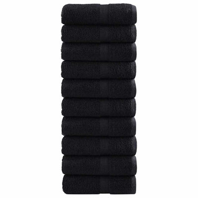 Vidaxl gastendoek solund 50 pcs zwart 30 x 30 cm 550 gsm