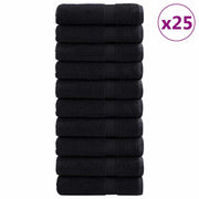 Vidaxl gastendoek solund 25 st zwart 70 x 140 cm 550 gsm - afbeelding 2