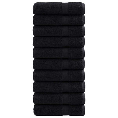 Vidaxl gastendoek solund 25 pcs zwart 100 x 150 cm 550 gsm