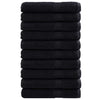 Vidaxl gastendoek solund 25 pcs zwart 80 x 200 cm 550 gsm