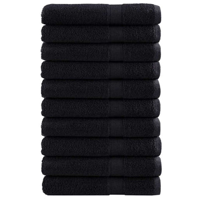 Vidaxl gastendoek solund 25 pcs zwart 80 x 200 cm 550 gsm