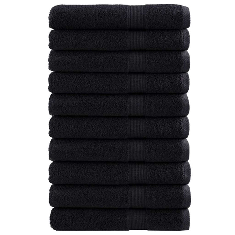 Vidaxl gastendoek solund 25 st zwart 80 x 200 cm 550 gsm