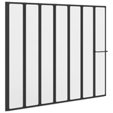 Vidaxl douchescherm zwart 168 x 140 cm aluminium - afbeelding 2