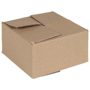 Vidaxl vouwdoos met opslag 50 st naturel 15 x 15 x 8 cm karton - afbeelding 1