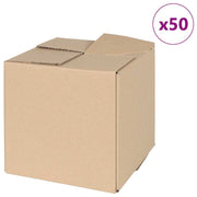 Vidaxl vouwdoos met opslag 50 st naturel 20 x 20 x 20 cm karton - afbeelding 2