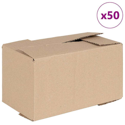 Vidaxl vouwdoos met opslag 50 st naturel 24 x 13 x 13 cm karton