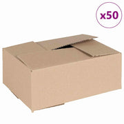 Vidaxl vouwdoos met opslag 50 st naturel 25 x 17,5 x 10 cm karton - afbeelding 2