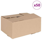 Vidaxl vouwdoos met opslag 50 st naturel 30 x 21,5 x 14 cm karton - afbeelding 2