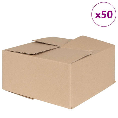 Vidaxl vouwdoos met opslag 50 st naturel 30 x 30 x 15 cm karton