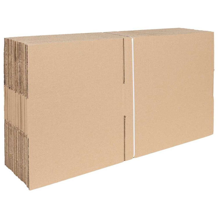 Vidaxl vouwdoos met opslag 50 st naturel 40 x 30 x 10 cm karton