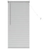 Vidaxl venetiaanse jaloezieën zilver 130 x 65 cm aluminium