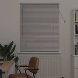 Vidaxl venetiaanse jaloezie zilver 130 x 100 cm 25 mm aluminium - afbeelding 3