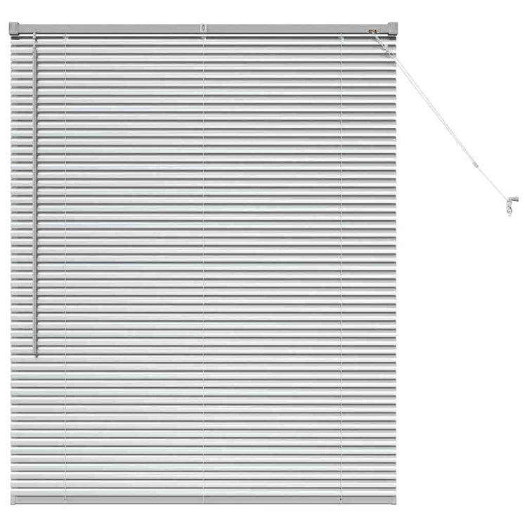 Vidaxl venetiaanse jaloezie zilver 130 x 105 cm 25 mm aluminium