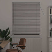 Vidaxl venetiaanse jaloezie zilver 130 x 115 cm 25 mm aluminium - afbeelding 3