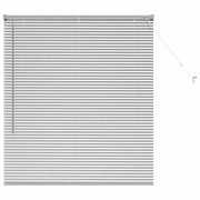 Vidaxl venetiaanse jaloezie zilver 130 x 115 cm 25 mm aluminium - afbeelding 2