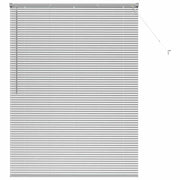 Vidaxl venetiaanse jaloezie zilver 175 x 125 cm 25 mm aluminium - afbeelding 2