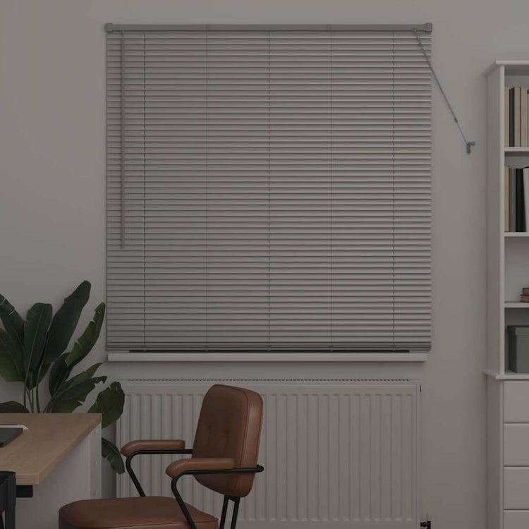 Vidaxl venetiaanse jaloezie zilver 175 x 135 cm 25 mm aluminium