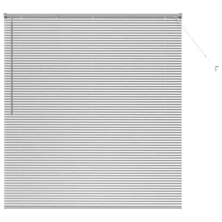 Vidaxl venetiaanse jaloezie zilver 175 x 160 cm 25 mm aluminium