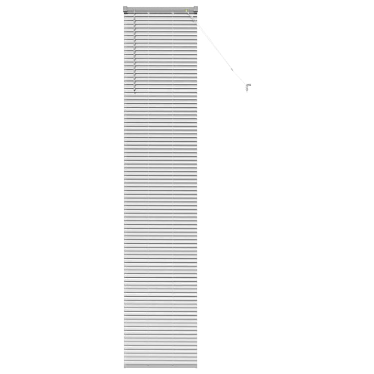 Vidaxl venetiaanse jaloezie zilver 220 x 45 cm 25 mm aluminium