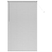 Vidaxl venetiaanse jaloezie zilver 220 x 135 cm 25 mm aluminium - afbeelding 2