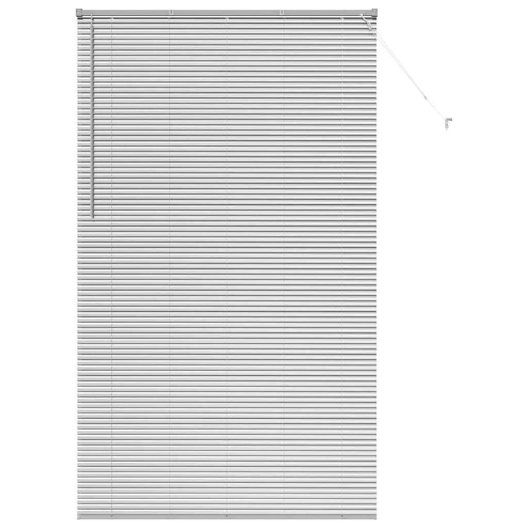 Vidaxl venetiaanse jaloezie zilver 220 x 135 cm 25 mm aluminium