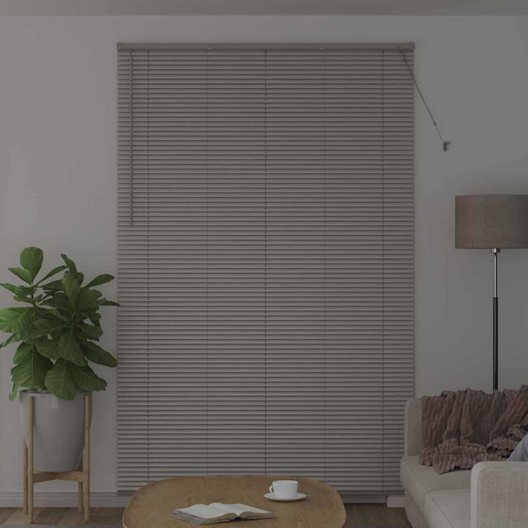 Vidaxl venetiaanse jaloezieën zilver 220 x 140 cm aluminium