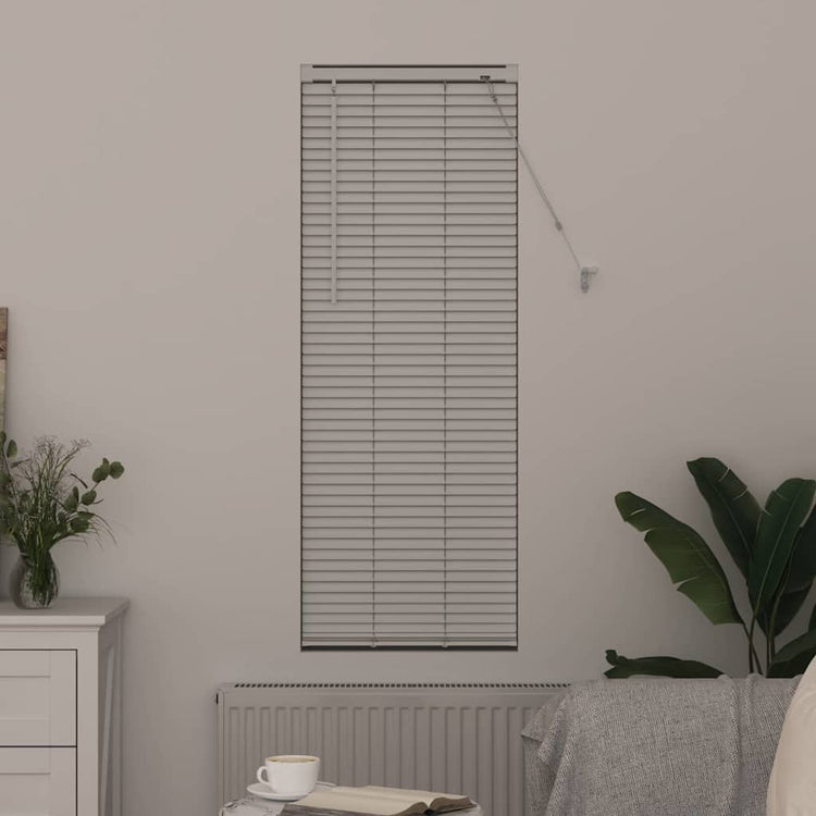 Vidaxl venetiaanse jaloezie wit 130 x 50 cm 25 mm aluminium