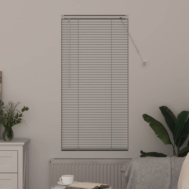 Vidaxl venetiaanse jaloezie wit 130 x 65 cm 25 mm aluminium