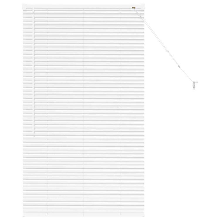 Vidaxl venetiaanse jaloezie wit 130 x 70 cm 25 mm aluminium