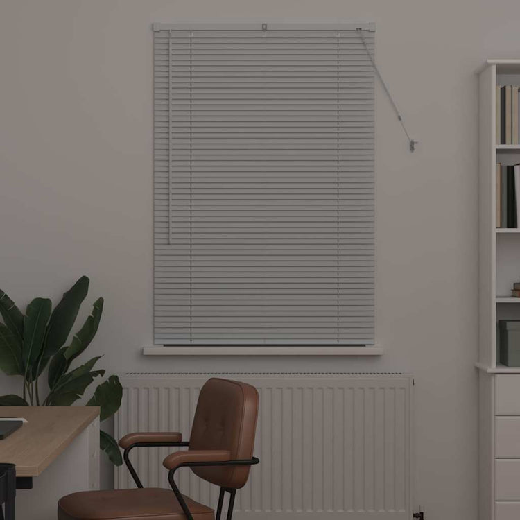 Vidaxl venetiaanse jaloezie wit 130 x 85 cm 25 mm aluminium