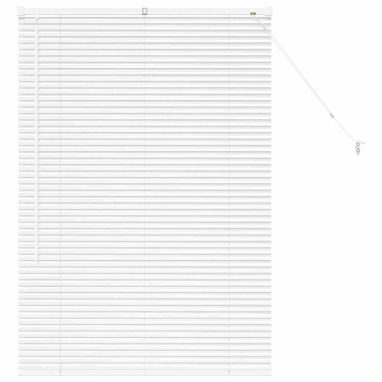 Vidaxl venetiaanse jaloezie wit 130 x 95 cm 25 mm aluminium