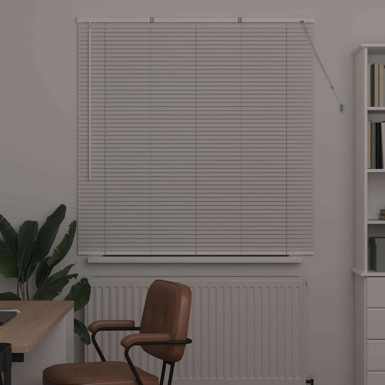 Vidaxl venetiaanse jaloezieën wit 130 x 130 cm aluminium