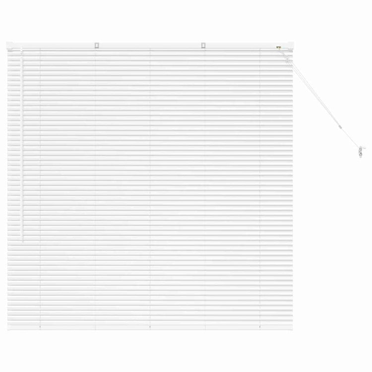 Vidaxl venetiaanse jaloezie wit 130 x 135 cm 25 mm aluminium