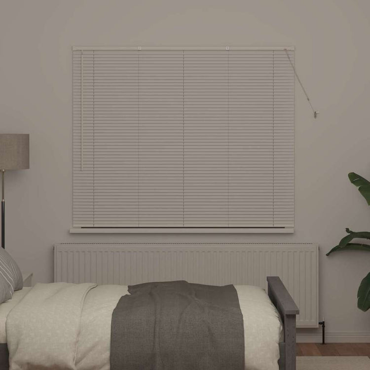 Vidaxl venetiaanse jaloezie wit 130 x 155 cm 25 mm aluminium